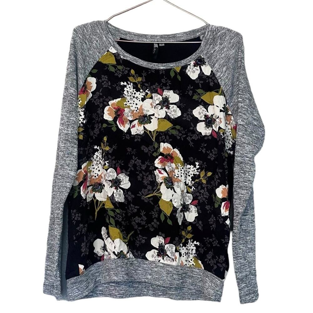 Kut from the Kloth Mixed Material Top - Size Medium